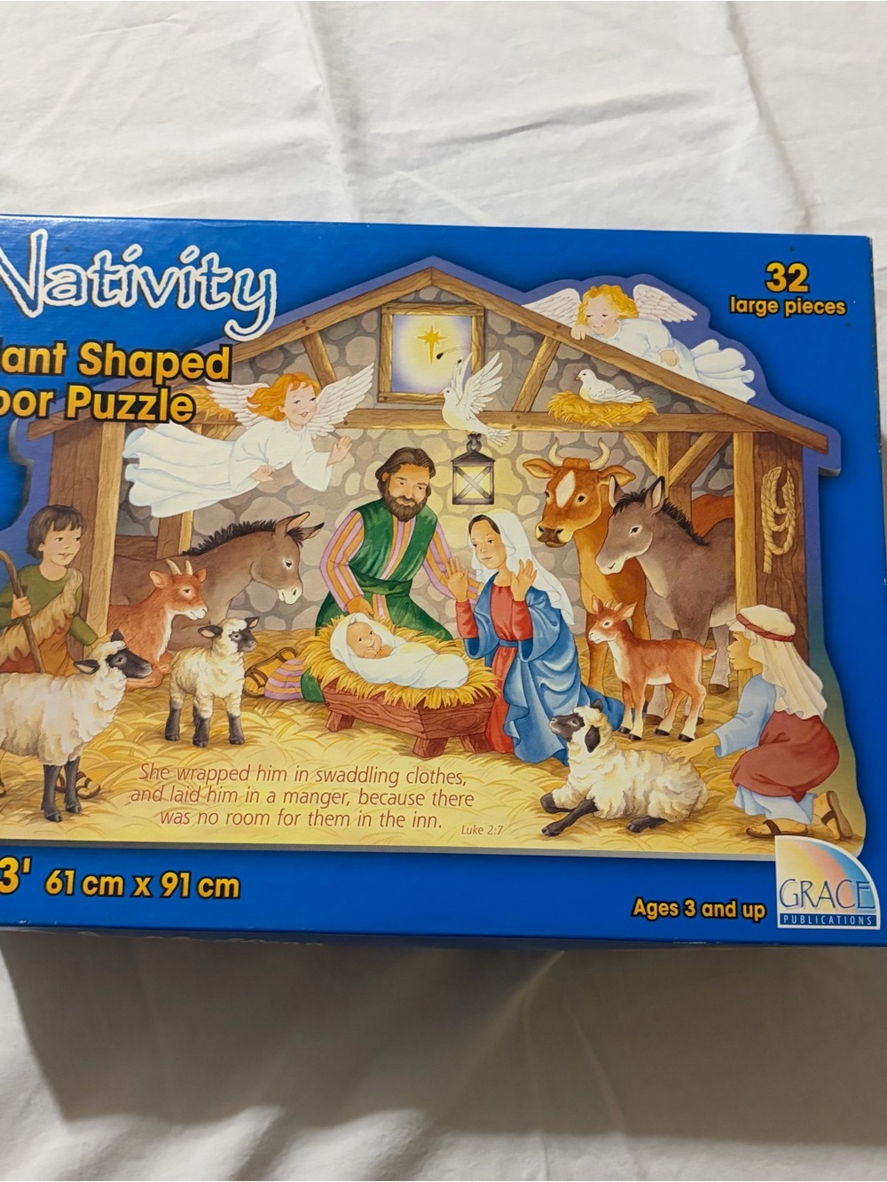 4/$20 Vintage Giant Shaped Floor Puzzle